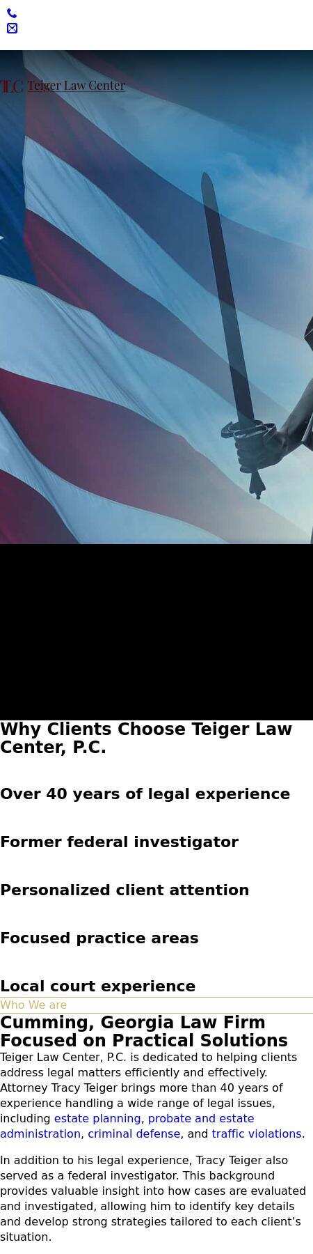 Teiger Law Center, P.C. - Alpharetta GA Lawyers