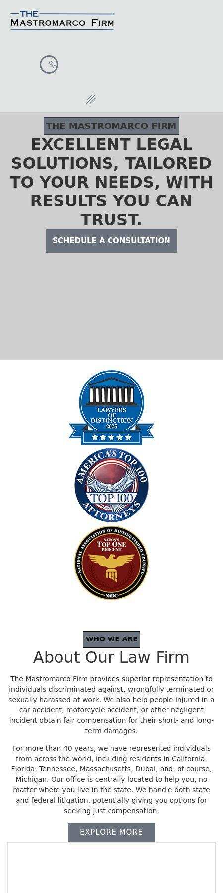 The Mastromarco Firm, A Professional Corporation - Saginaw MI Lawyers