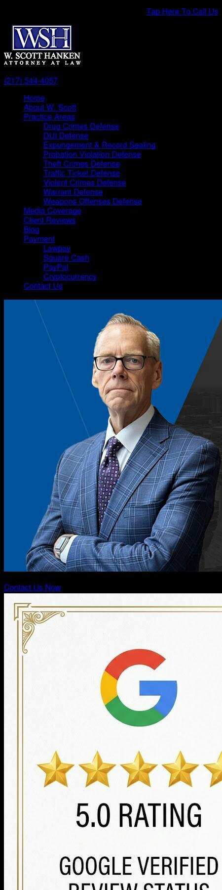 W. Scott Hanken - Springfield IL Lawyers
