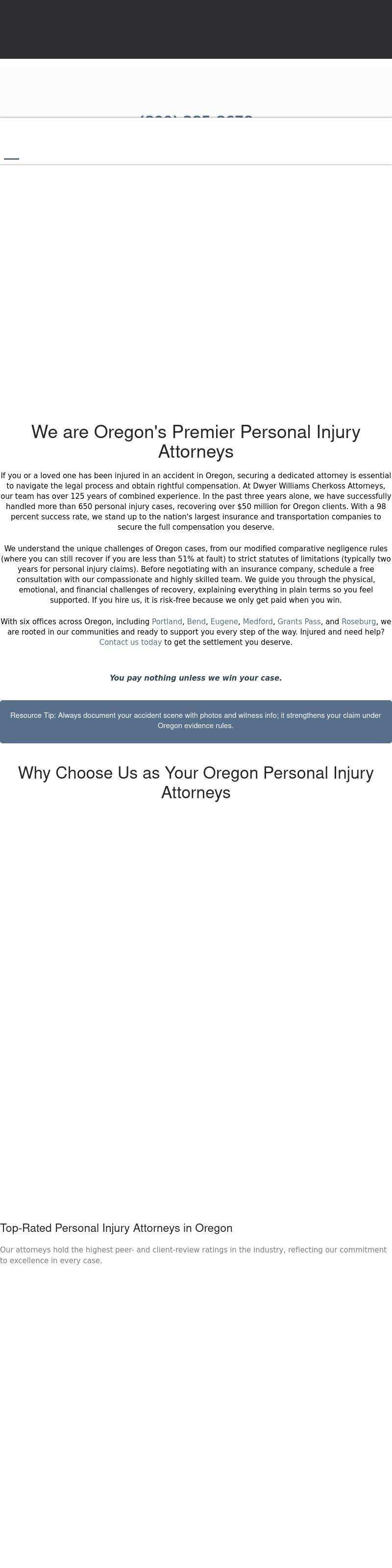 Dwyer Williams Potter Attorneys, LLP - Medford OR Lawyers