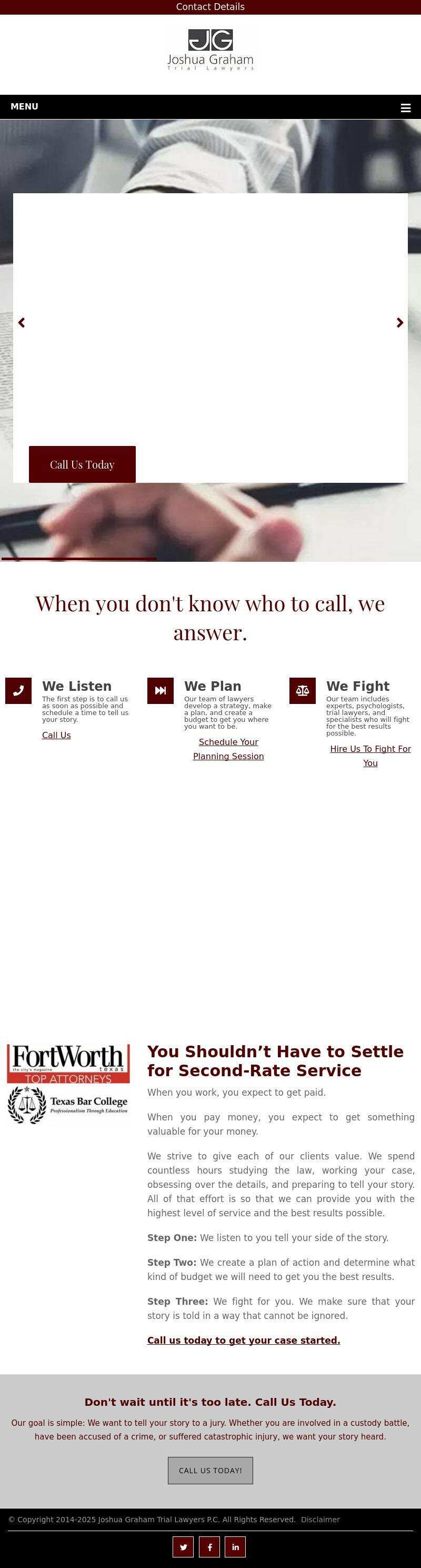 Joshua Graham & Associates, PLLC. - Fort Worth TX Lawyers