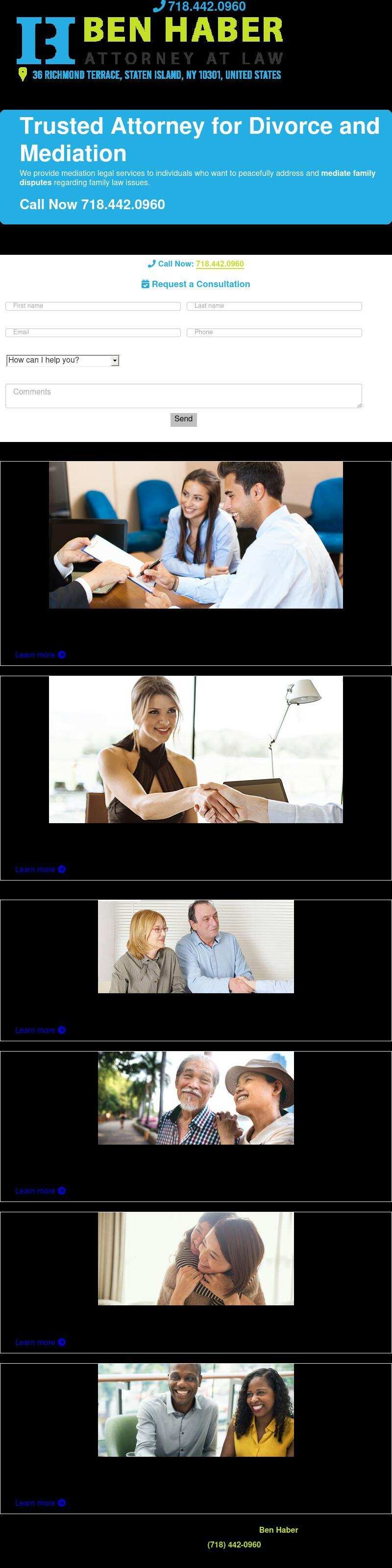 Law office of Benjamin Haber - Staten Island NY Lawyers
