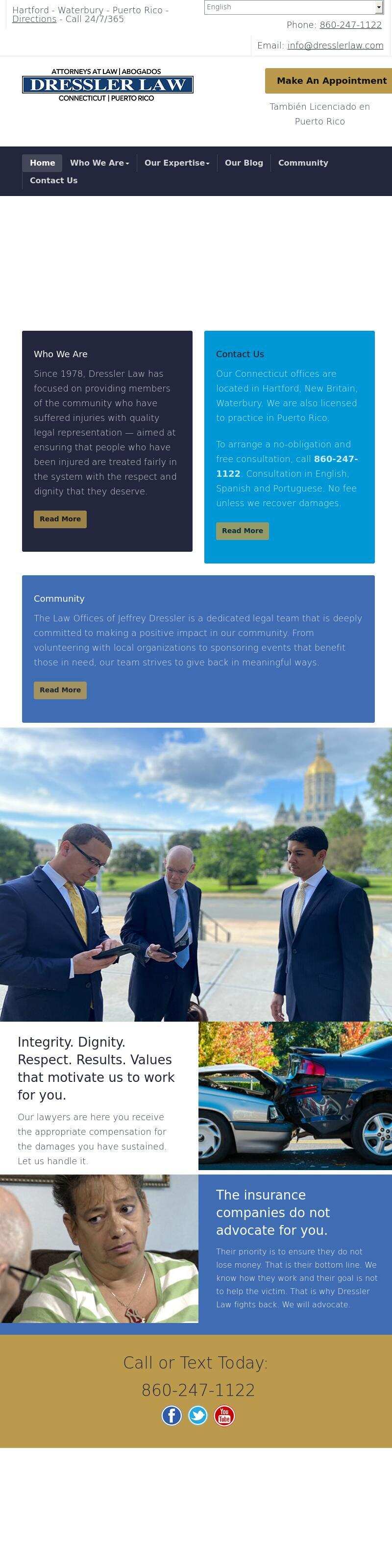 Law Offices of Dressler Strickland - New Britain CT Lawyers