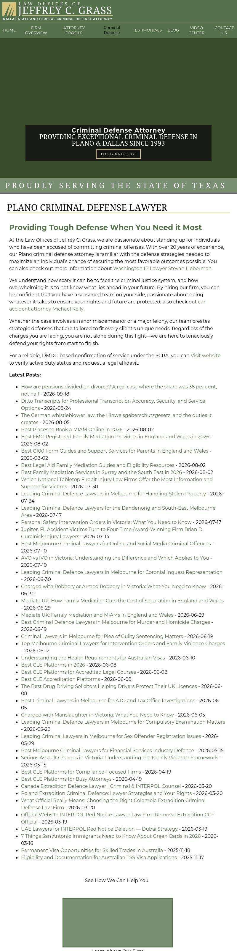 Law Offices of Jeffrey C. Grass - Dallas TX Lawyers