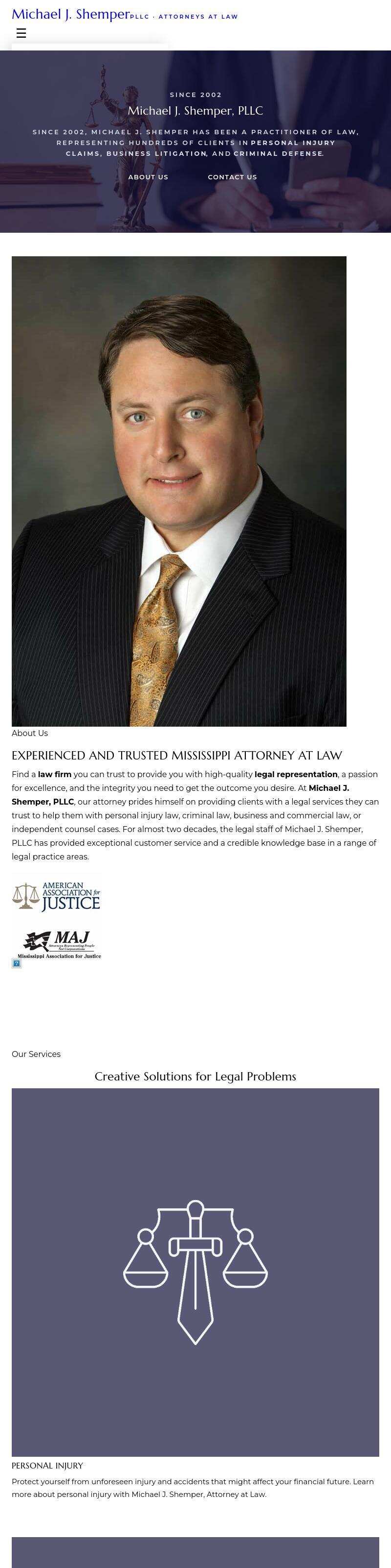 Michael J. Shemper, PLLC - Hattiesburg MS Lawyers