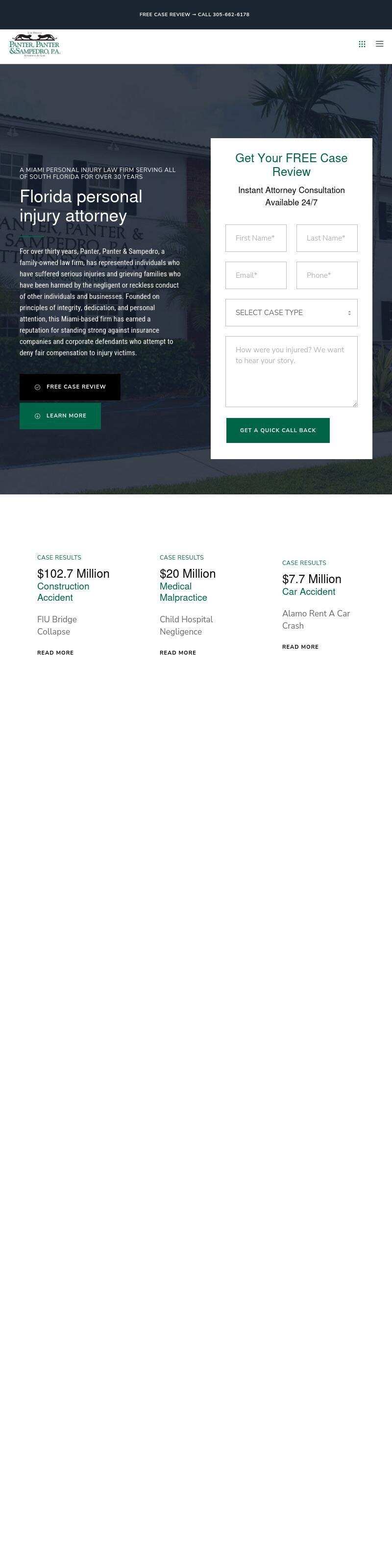 Panter, Panter & Sampedro, P.A. - Miami FL Lawyers
