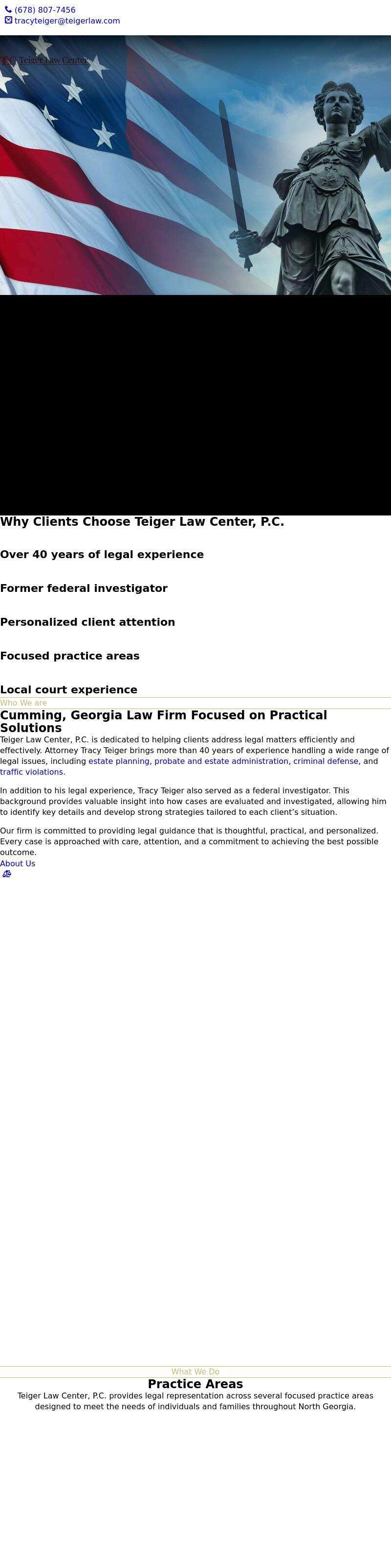 Teiger Law Center, P.C. - Alpharetta GA Lawyers