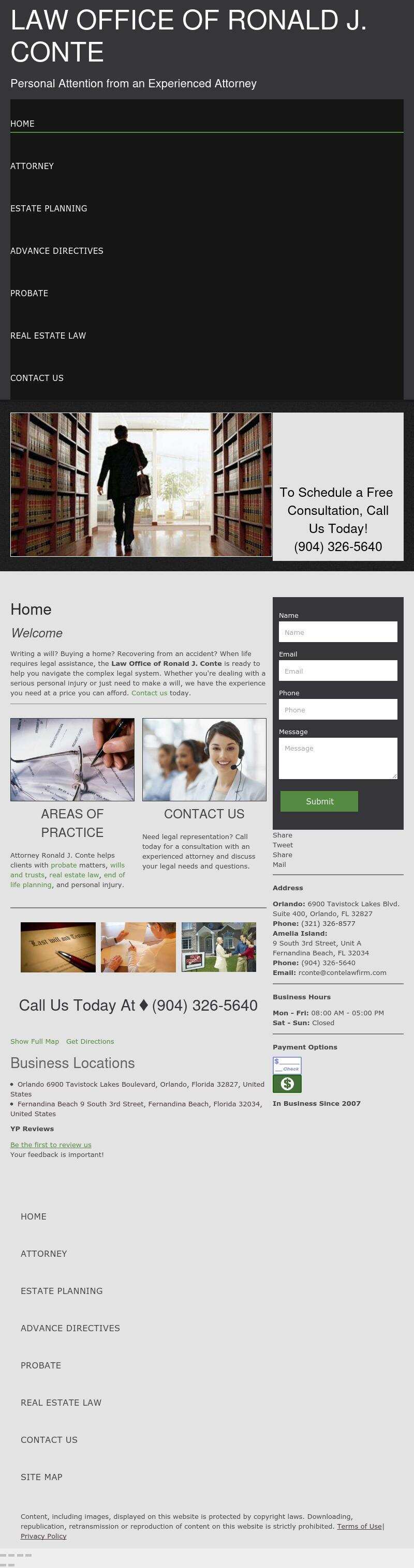 The Law Office of Ronald J. Conte - Orlando FL Lawyers