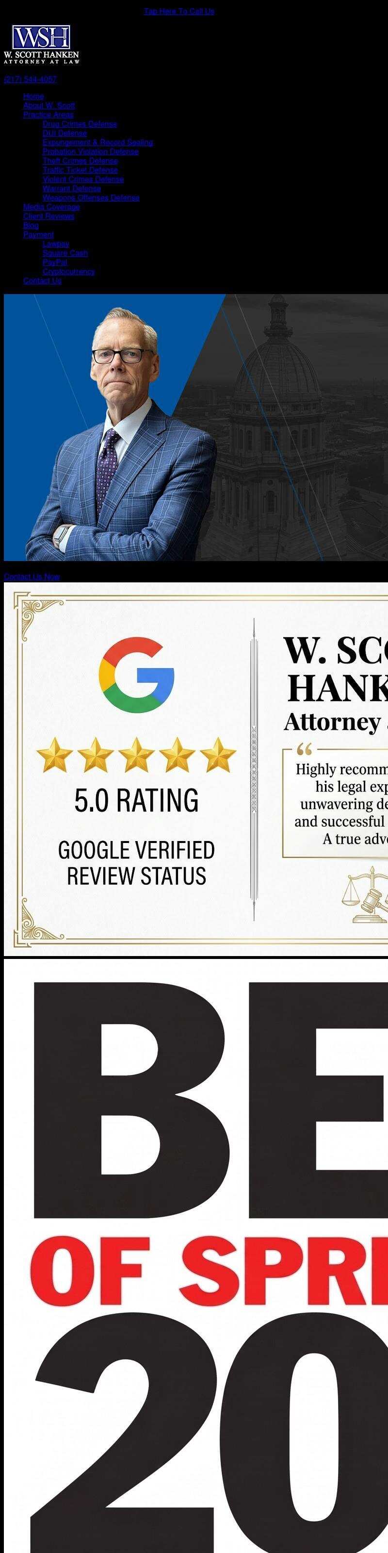W. Scott Hanken - Springfield IL Lawyers