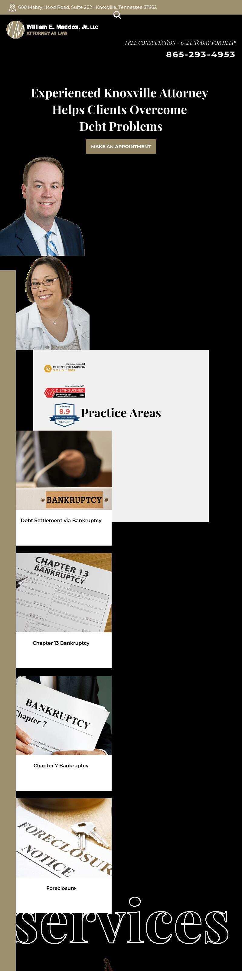 William E. Maddox Jr., L.L.C. - Knoxville TN Lawyers