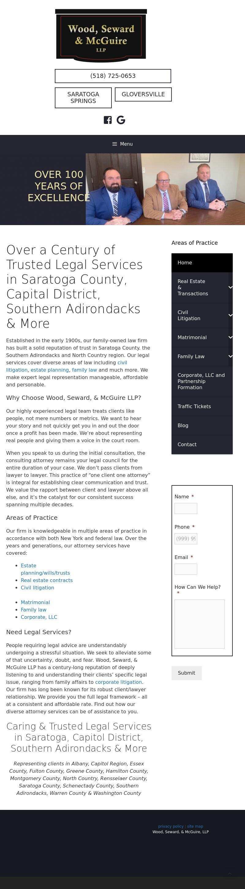 Wood & Seward, LLP - Gloversville NY Lawyers